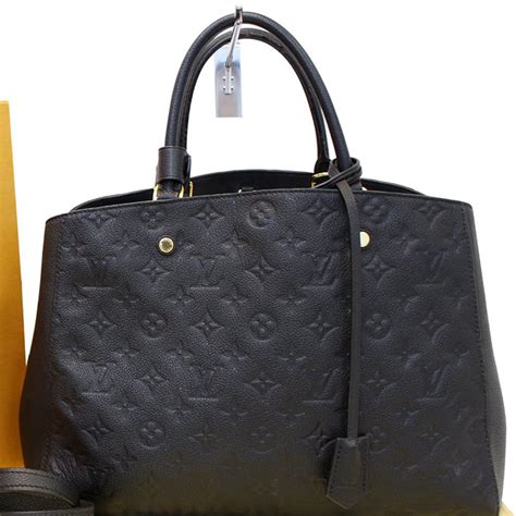 louis vuitton montaigne mm black|louis vuitton montaigne gm bag.